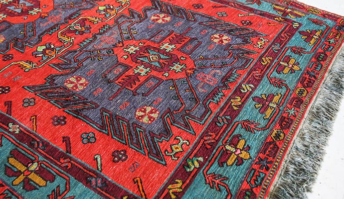 clean turkish rug