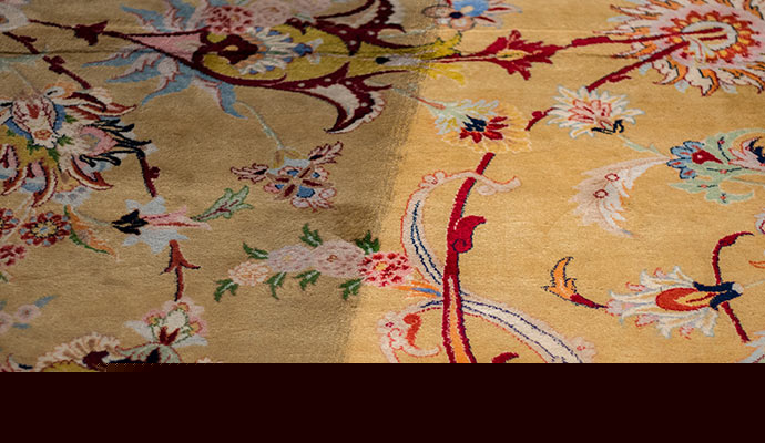 area rug dusting