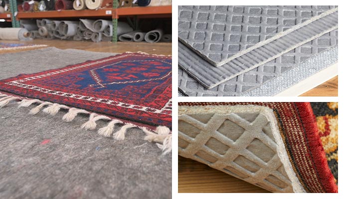 Non-slip and eco-friendly rug pad for a safe and sustainable floor solution.