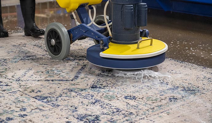 Professional rug cleaning services, restoring freshness and vibrancy to your carpets.