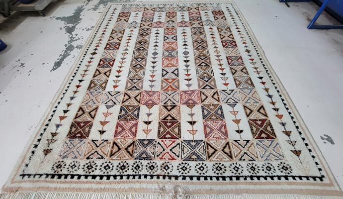 Professional rug cleaning services, restoring freshness and cleanliness to carpets and rugs