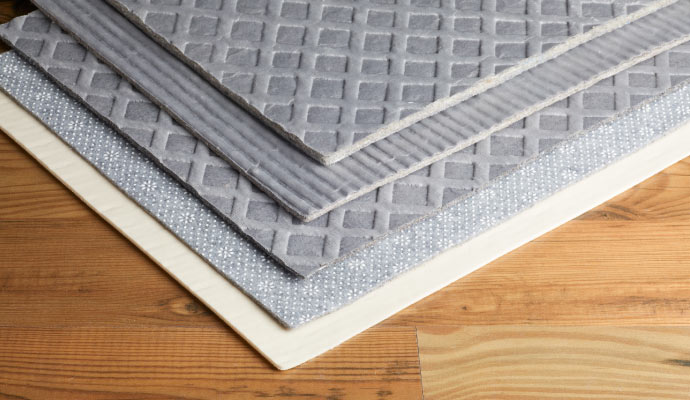 different types of eco-friendly rug pad