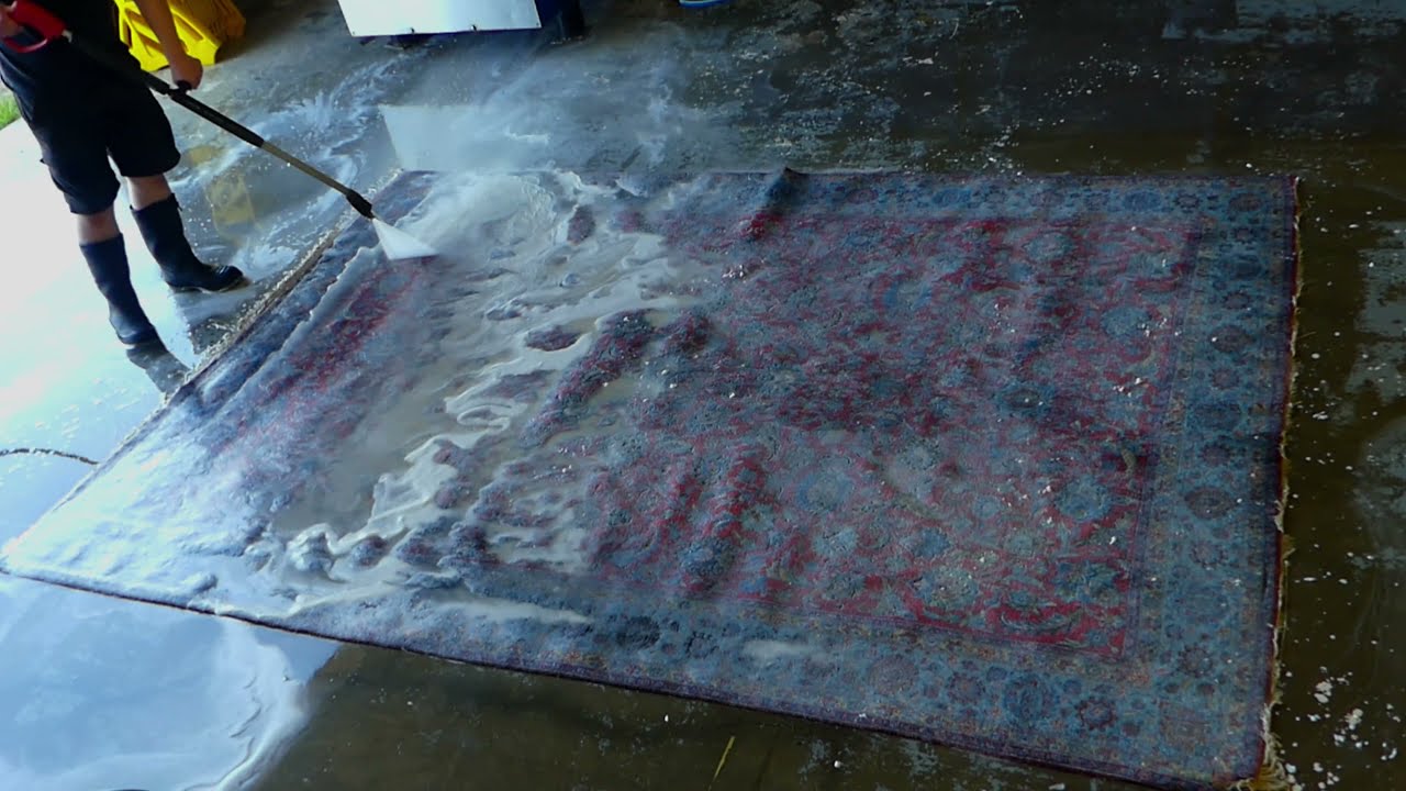 Satisfying Cleaning of a Filthy Rug That Hasn't Been Cleaned in 20 Years!
                