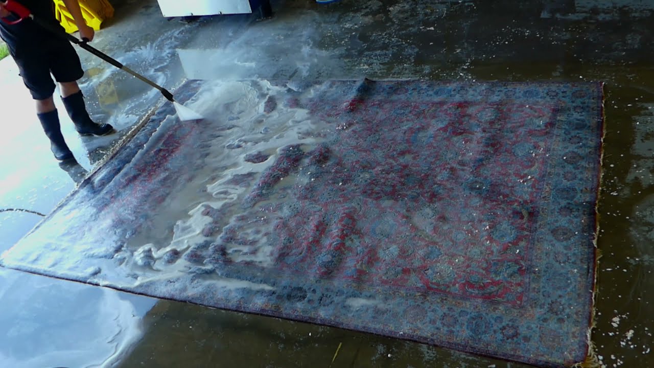 Satisfying Cleaning of a Filthy Rug That Hasn't Been Cleaned in 20 Years!
                